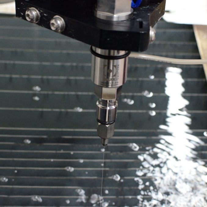 Waterjet nozzle machine